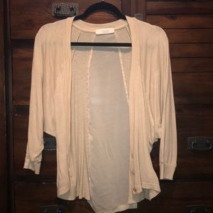 Cream cardigan